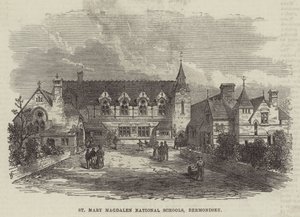 St Mary Magdalen Nationale Scholen, Bermondsey door Frank Watkins